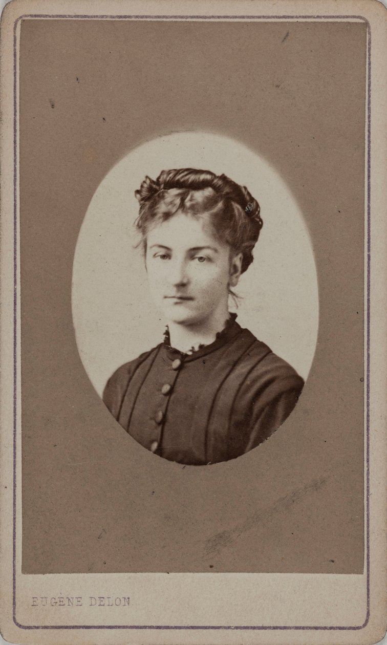Jane Dieulafoy 1851-1916の肖像、c。 1880年。 作： ユージーン・ドロン