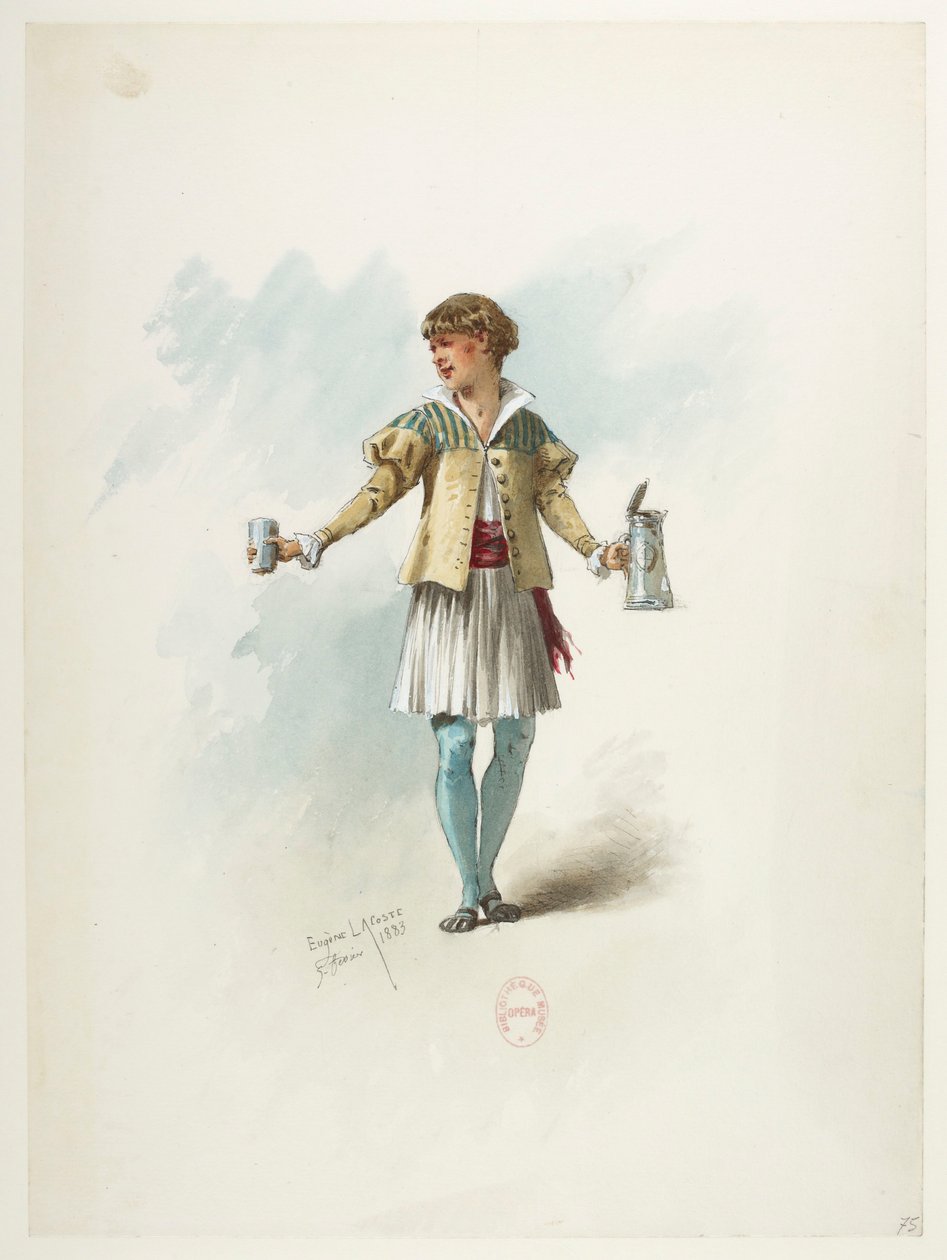 Btv1b84558104 79 - Saint-Saëns - Henry VIII - Maquettes de costumes - Lacoste - 75.衣装 作： ユージン・ラコステ