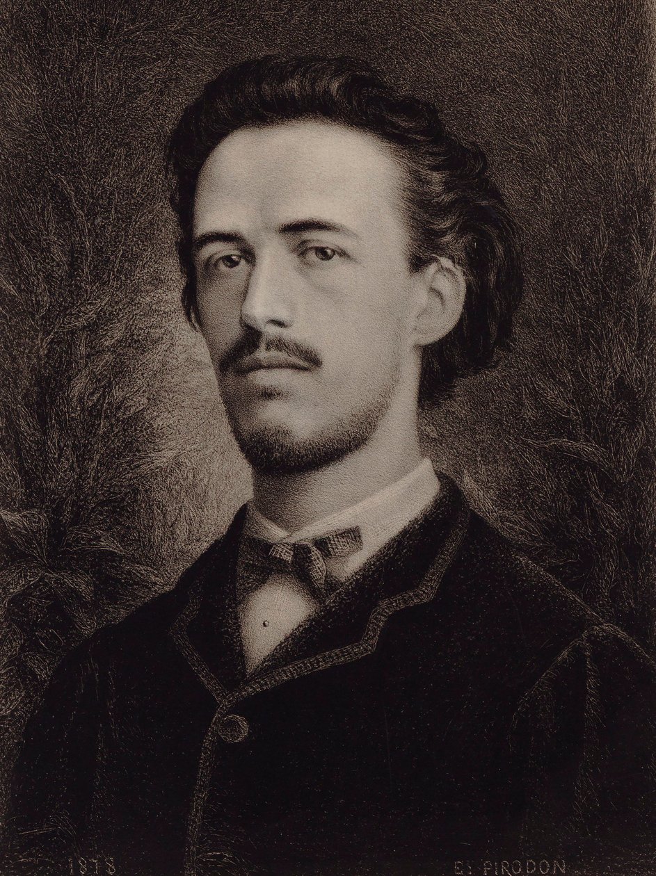 作曲家ベンジャミン・ゴダールの肖像 1849-1895, 1878. 作： EugèneLouisPirodon