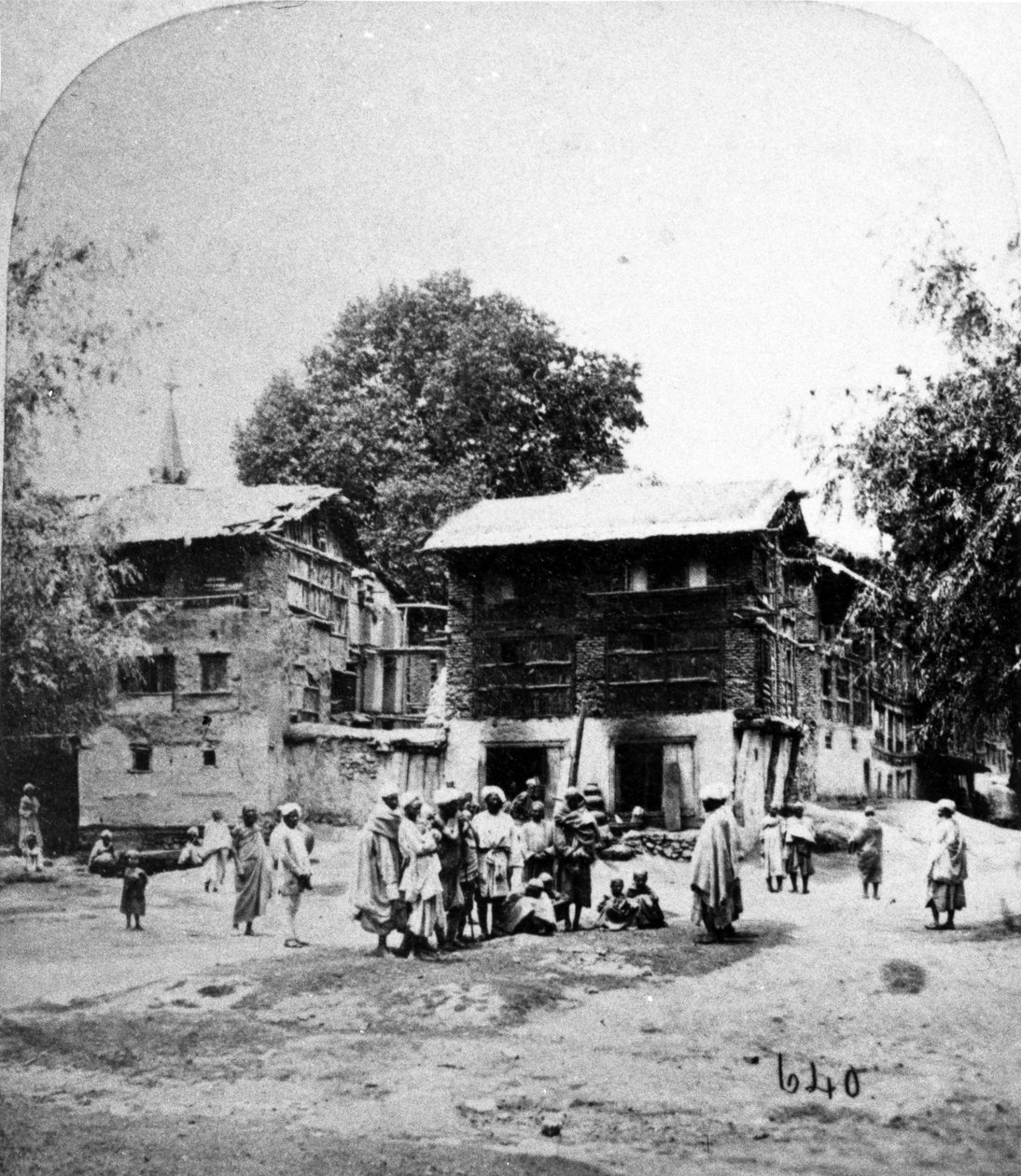 インドのアフガントレーダー、1860年代 作： ヨーロッパの写真家