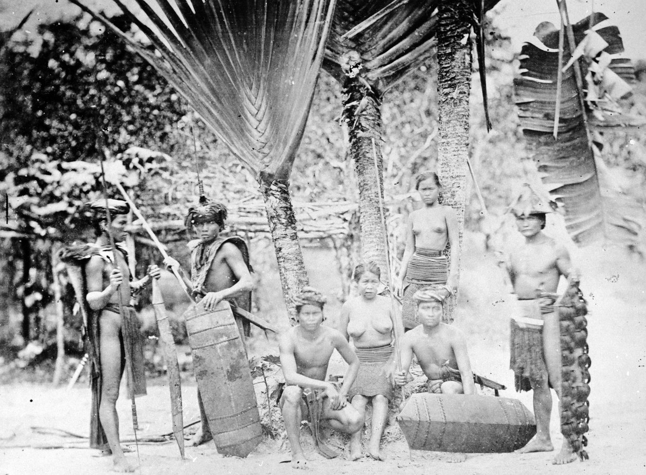 ペナン本土の先住民、1870年代頃 作： ヨーロッパの写真家