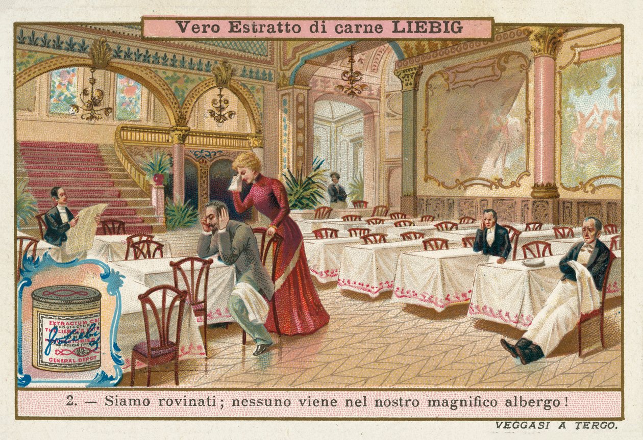 客の少なさに絶望するホテルマン（クロモリト） 作： ヨーロピアンスクール