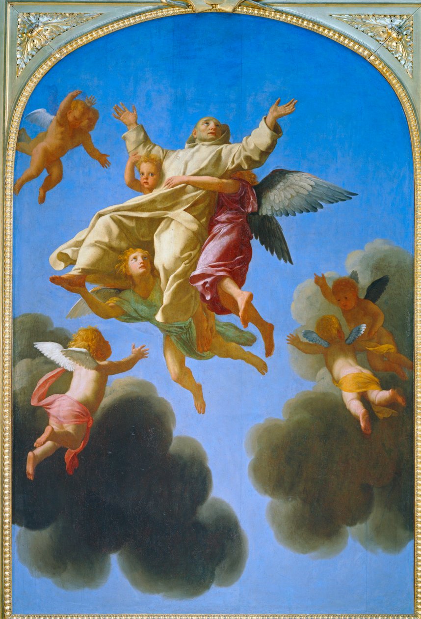 Saint Bruno est enleve au ciel - 聖ブルーノの昇天 ... 作： Eustache（スタジオ）Le Sueur
