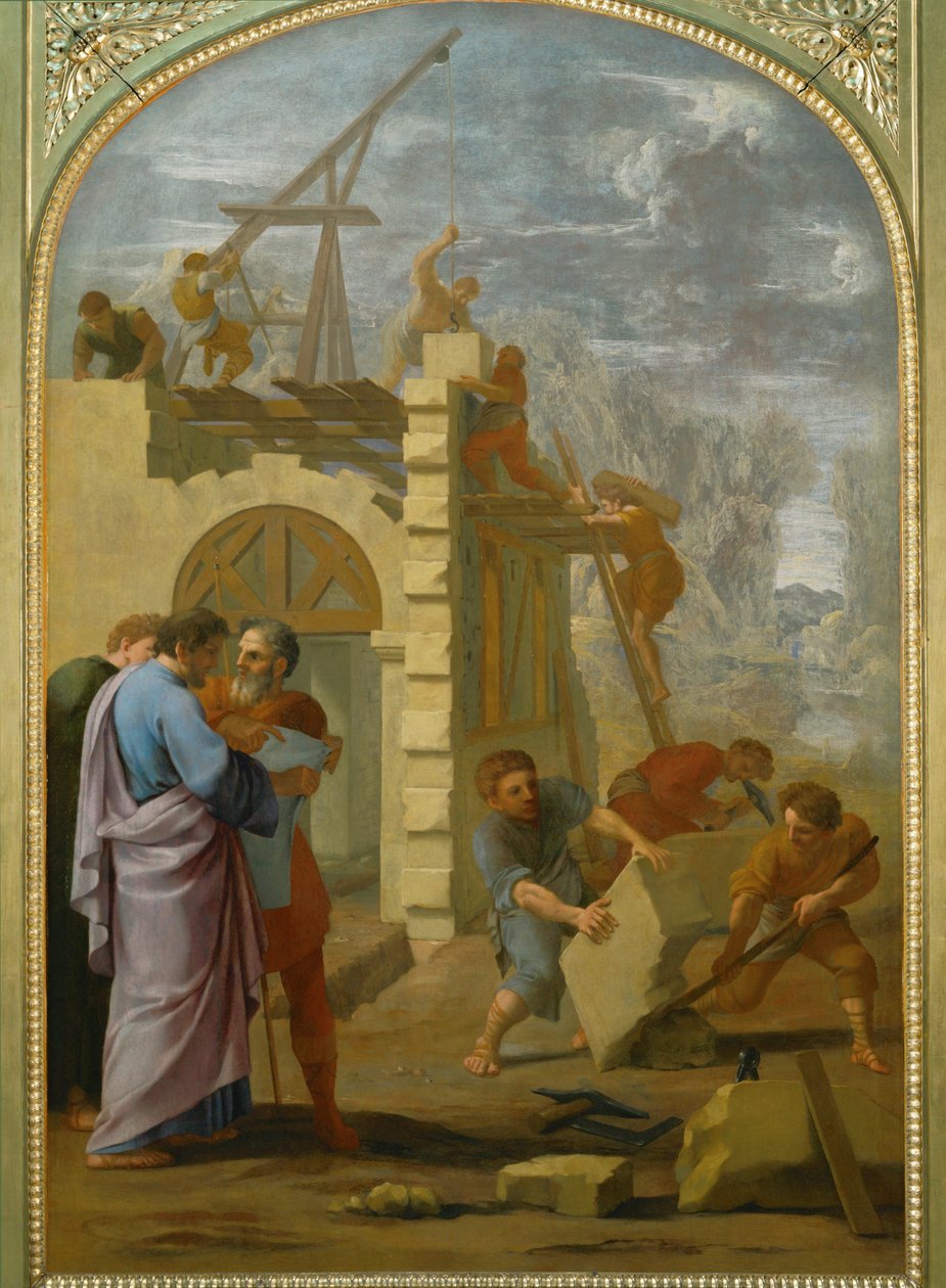 サン・ブルーノが修道院の建設を命じ... 作： Eustache（スタジオ）Le Sueur