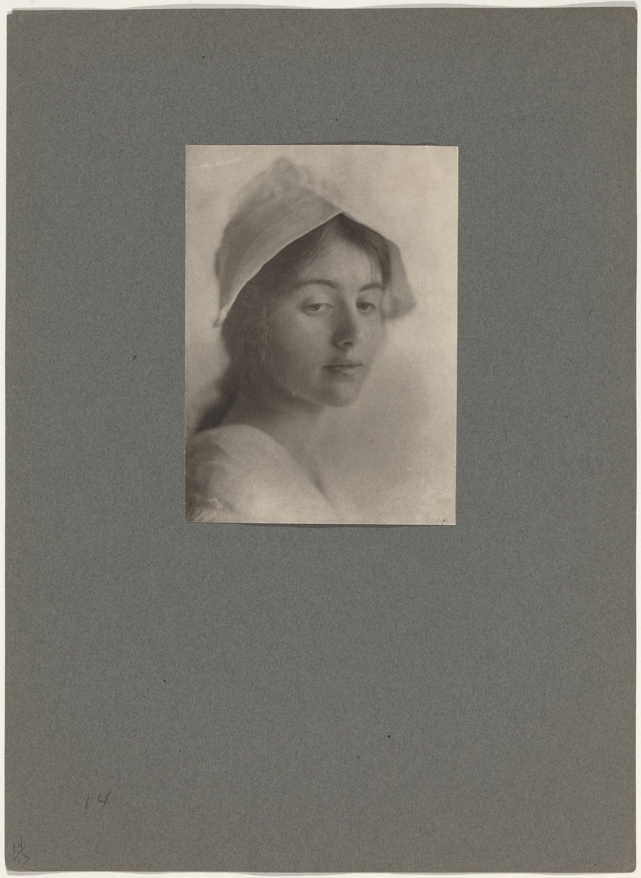 スタディ・ヘッド 1910年（写真）