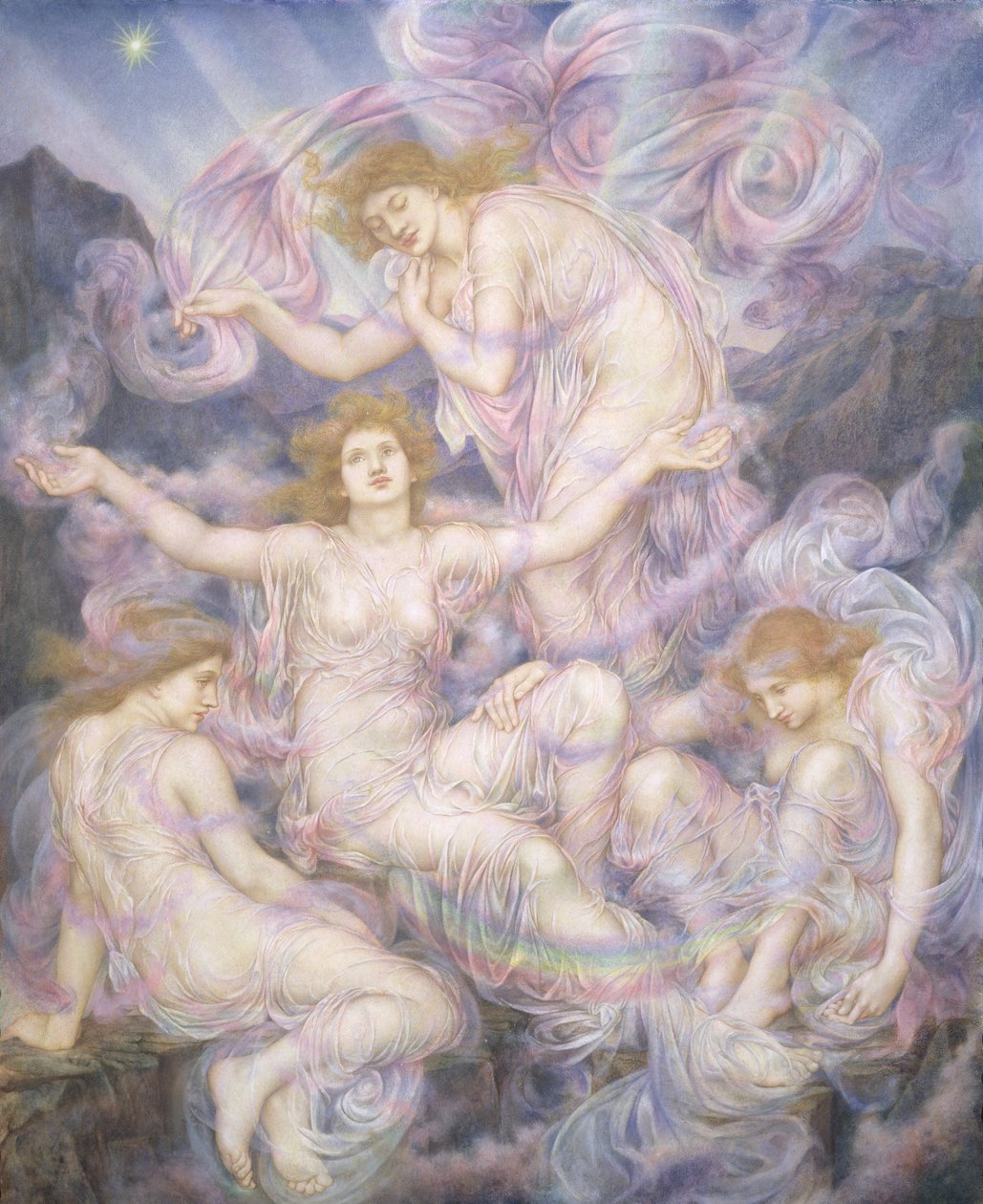 霧の娘たち 作： Evelyn De Morgan