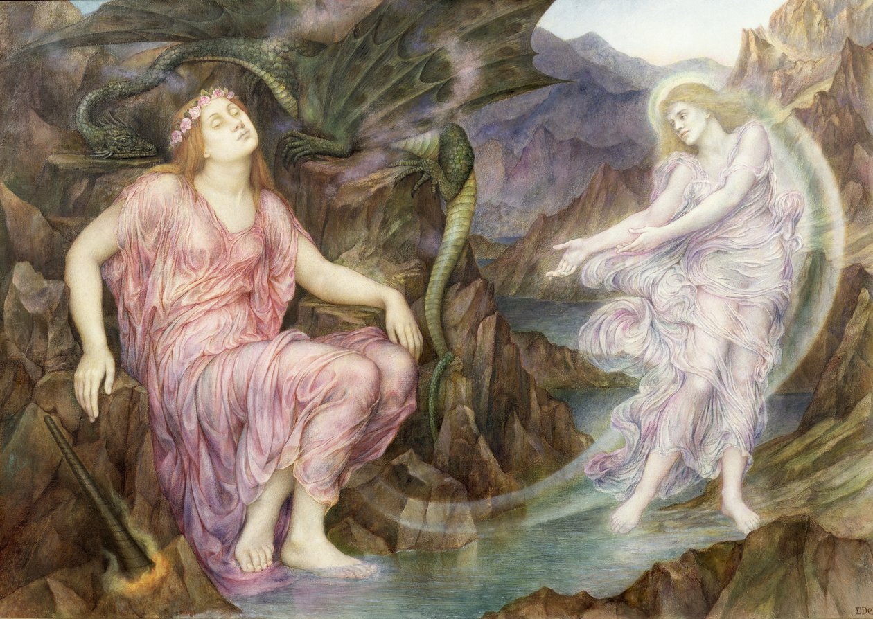 死の魂の通過 作： Evelyn De Morgan