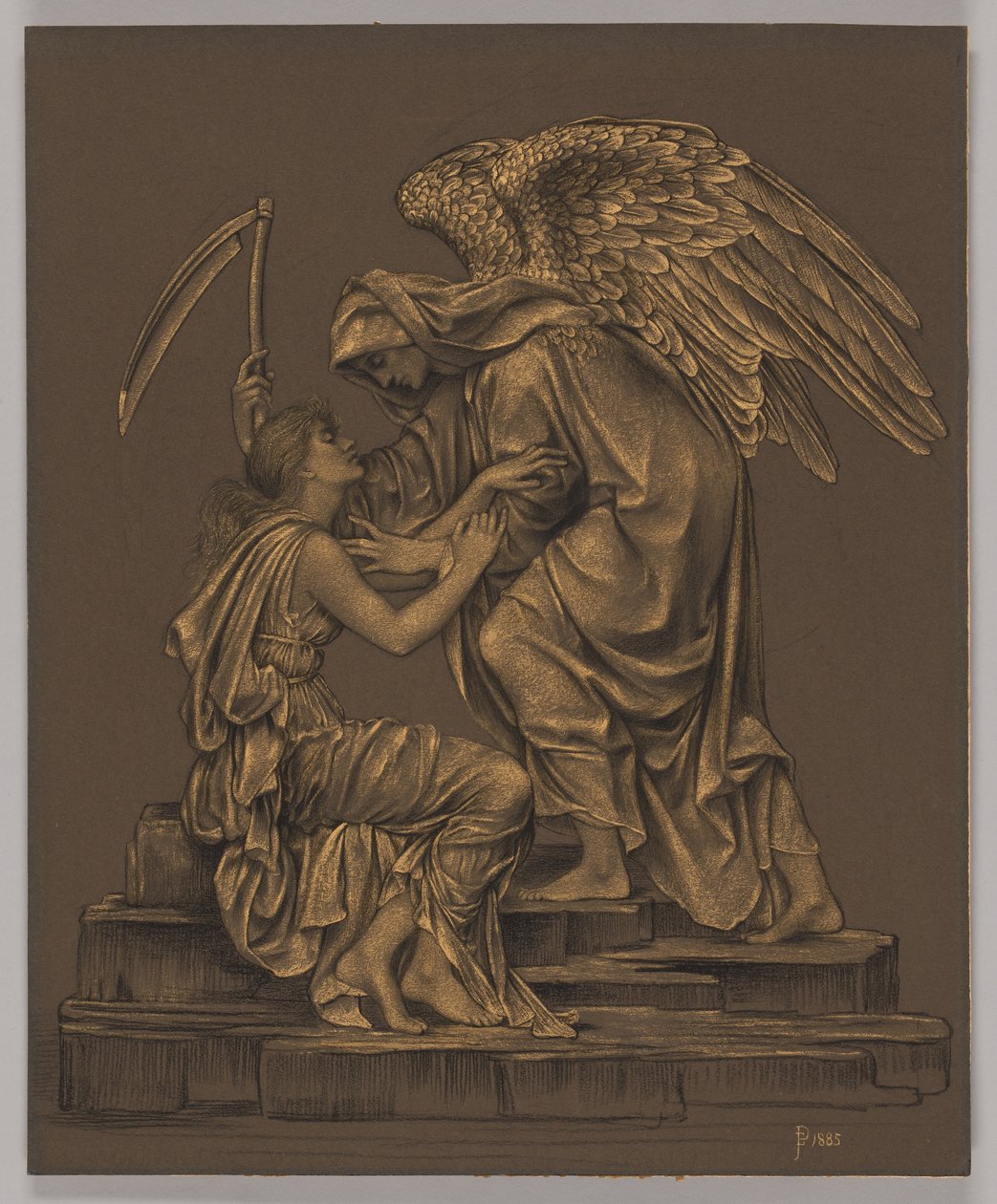 死の天使 作： Evelyn De Morgan