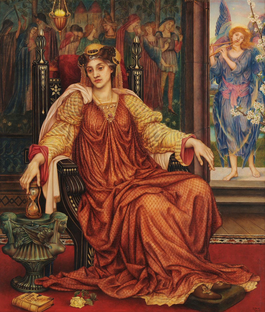 アワーグラス 作： Evelyn De Morgan