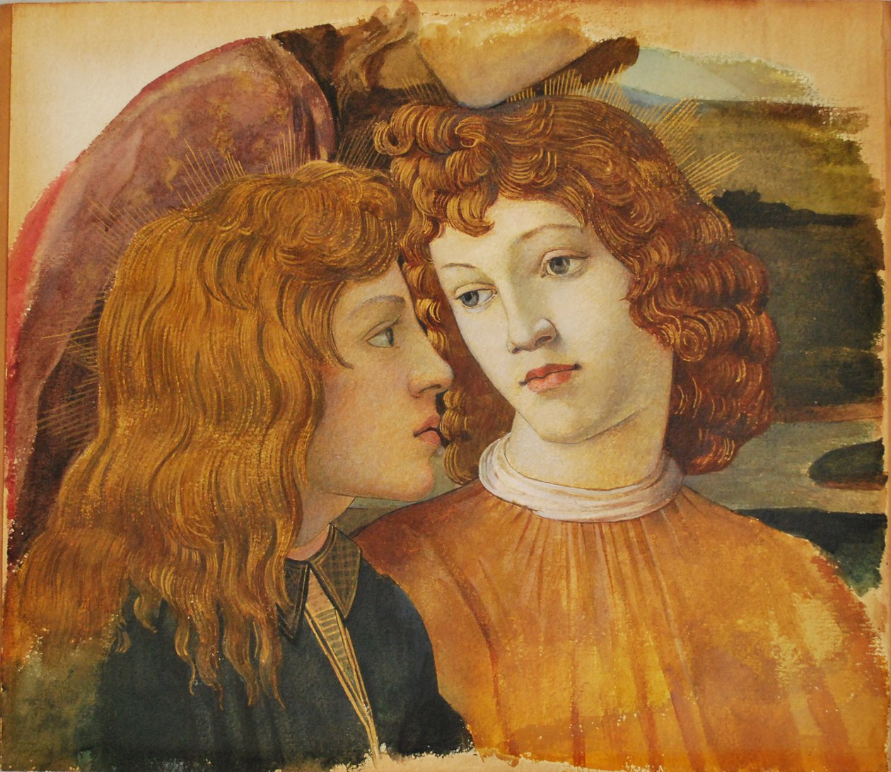 「マグニフィカのマドンナ」 作： Evelyn De Morgan