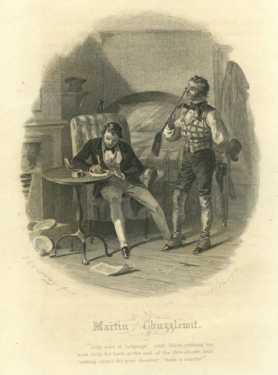 Martin Chuzzlewit：Mark TapleyとMartin Chuzzlewit 作： FOCとマクレー、C。ジョンダーリー