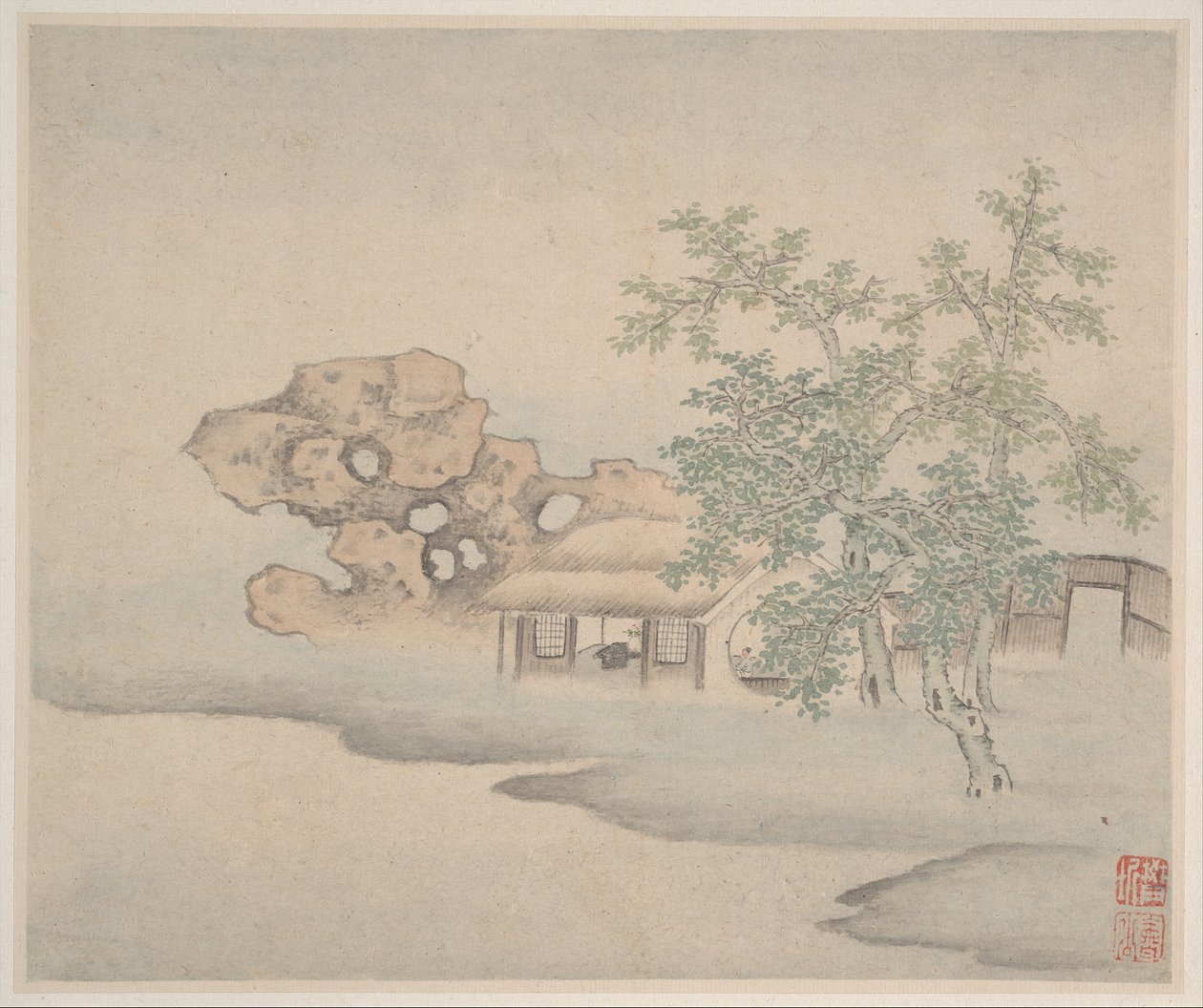 風景、1646年。 作： ファンチー