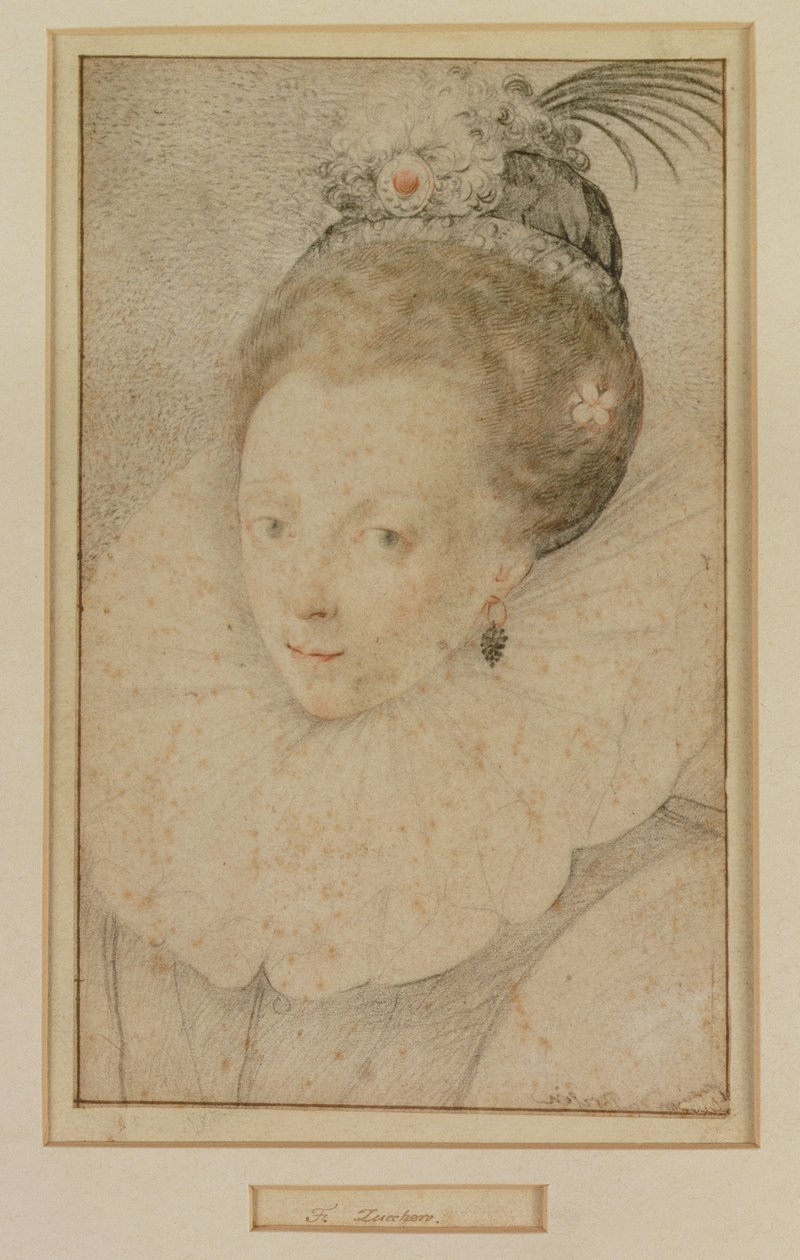 エリザベス女王I（1533-1603）16世紀の肖像 作： フェデリコ・ズッカロ