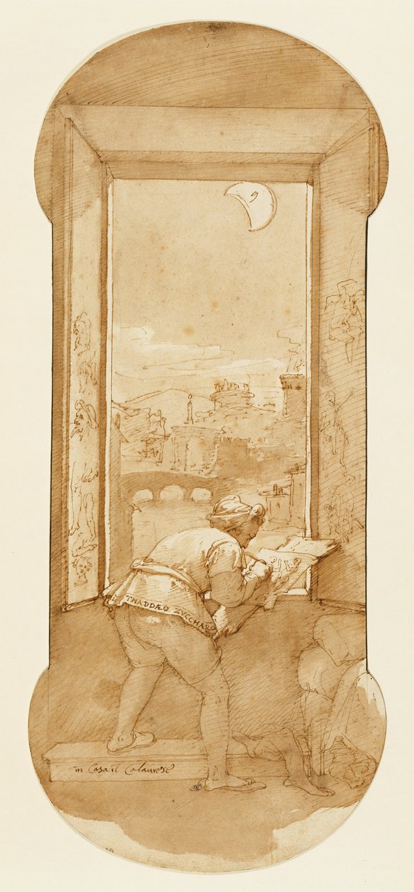 Calabreses HouseのMoonlightによるTaddeoの描画 作： フェデリコ・ズッカロ