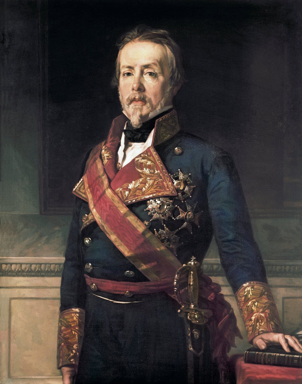 スペインの軍事貴族・政治家、エバリスト・フェルナンデス・デ・サン・ミゲル・イ・ヴァレドール（1785-1862）の肖像 作： フェデリコ・デ・マドラソ・イ・クンツ
