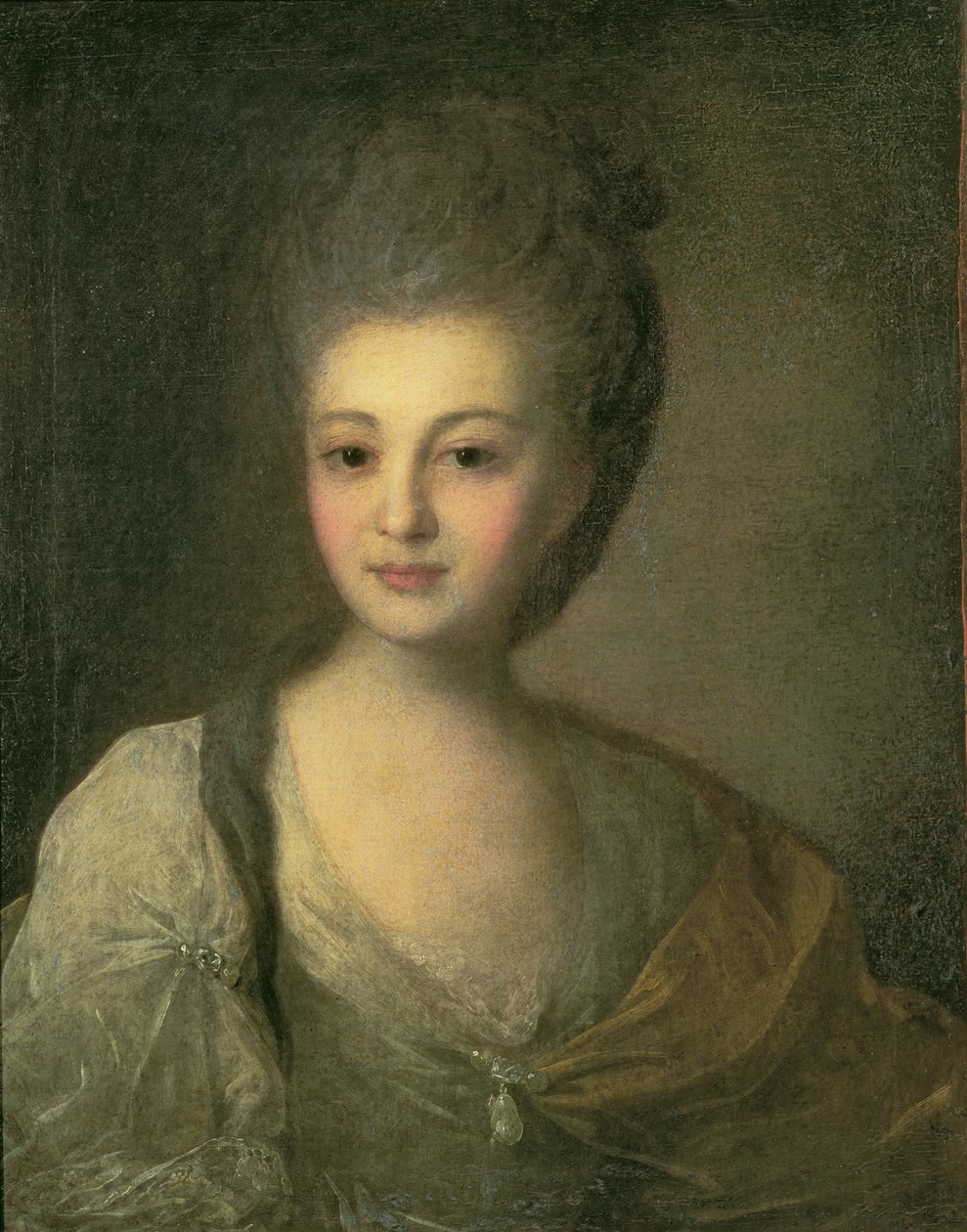 アレクサンドラP.ストルイスカヤの肖像（1754-1840）1772 作： ヒョードル・ステパノビッチ・ロコトフ