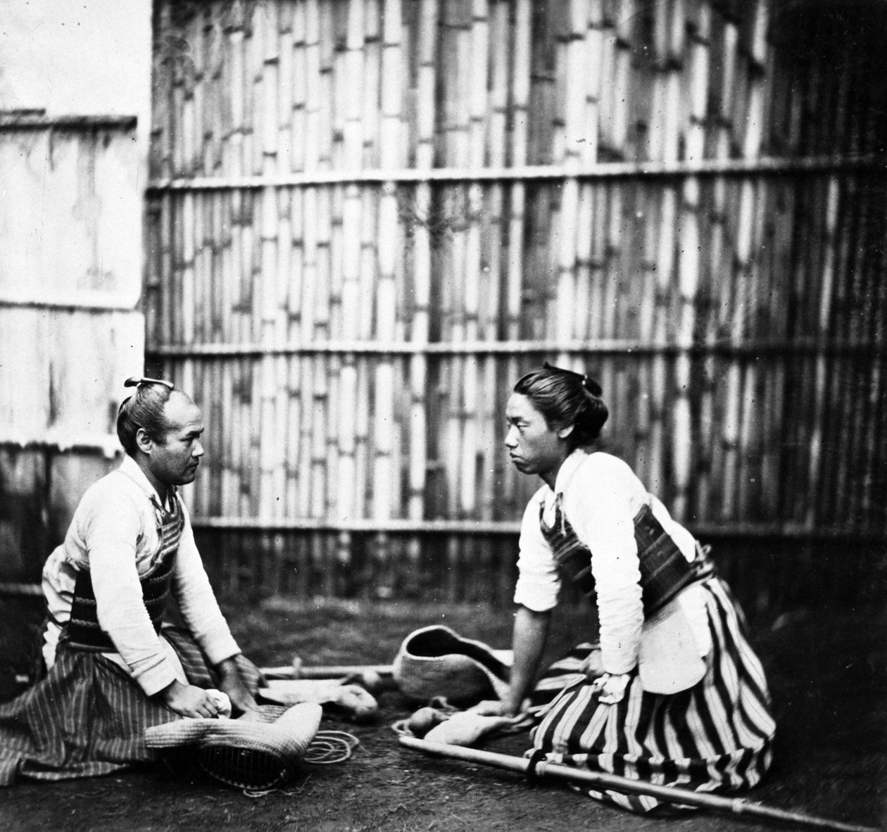 日本の「フェンサー」、1860年代 作： フェリーチェ・ベアト
