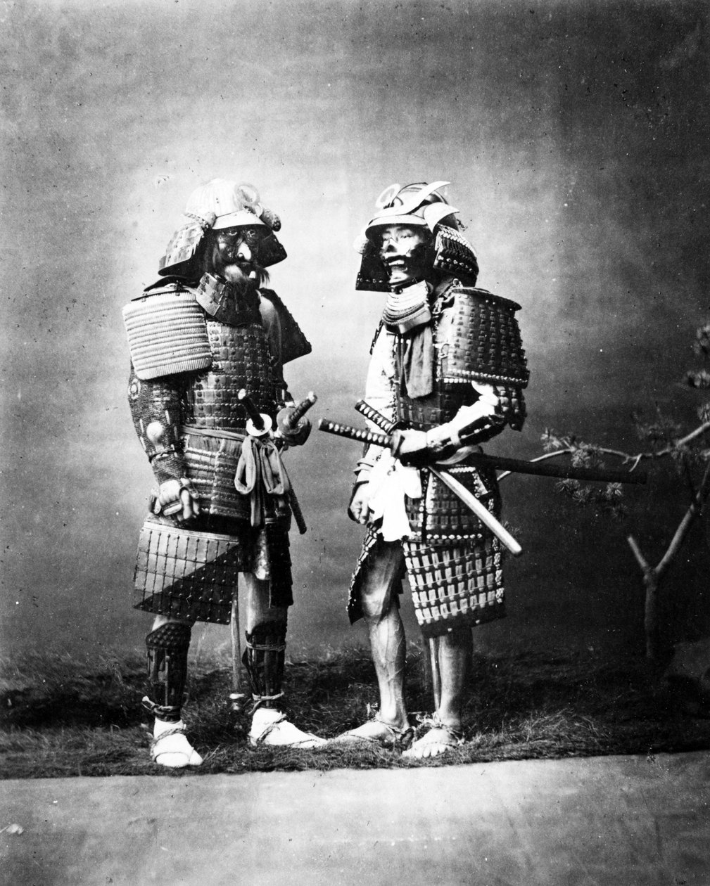 侍、1860〜80年頃 作： フェリーチェ・ベアト