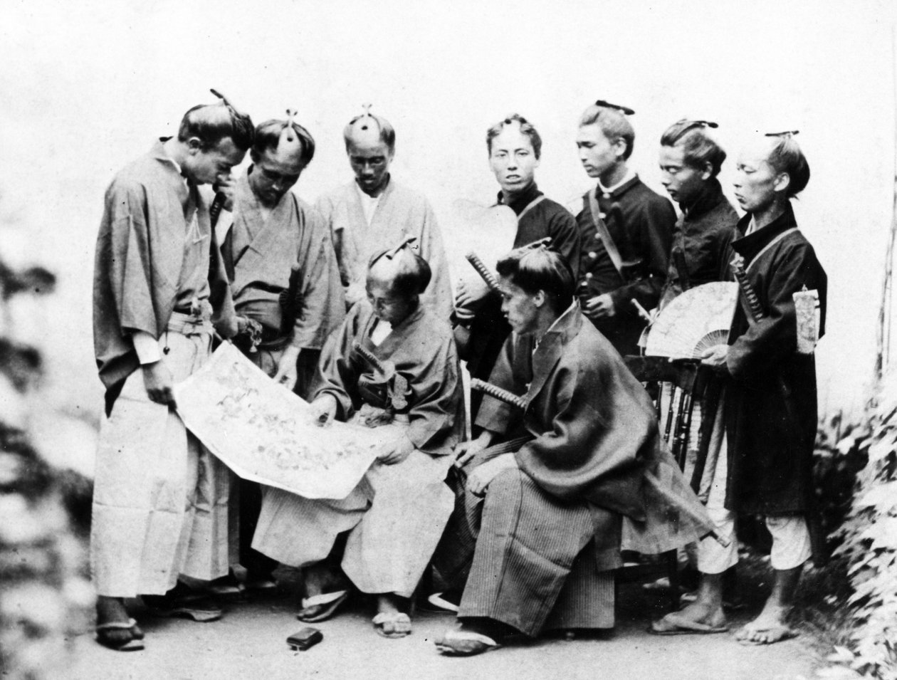 侍、1868年頃 作： フェリーチェ・ベアト
