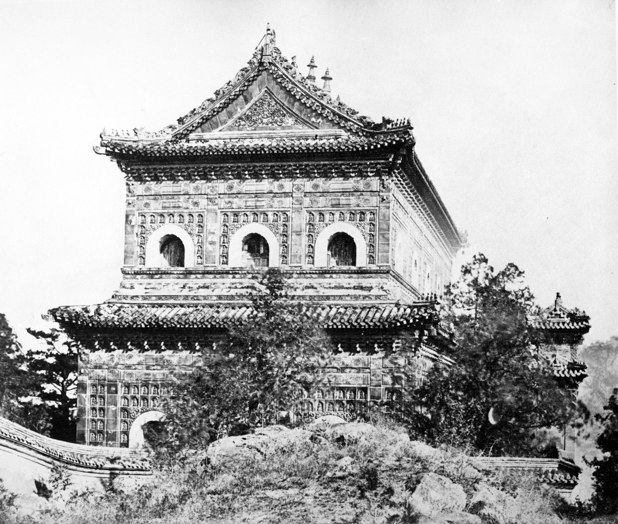 知恵の海の寺院、夏の宮殿、北京、1860年 作： フェリーチェ・ベアト
