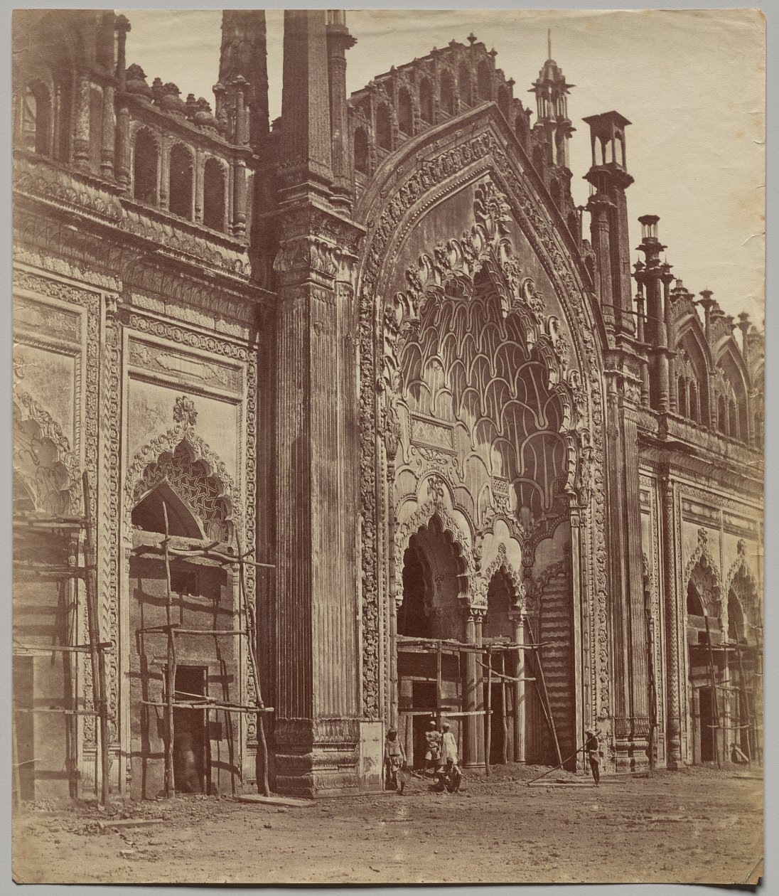 Jama Masjid Gate   1312800   ja       japanese Successfully Translated  Original: Descending Geese at the Rice Fields (Tanbo no rakugan) and Evening Bell of the Morning After (Kinuginu no bansho), from the series "Eight Views of Figures Inside and Outside  作： フェリーチェ・A・ベアト