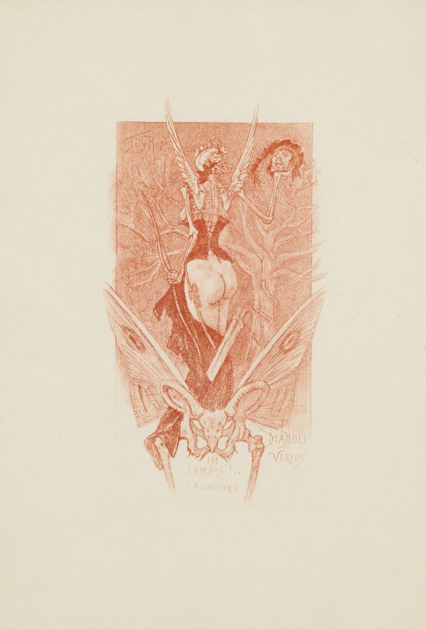 Diaboli Virtus in Lombis 作： フェリシアン・ロップス