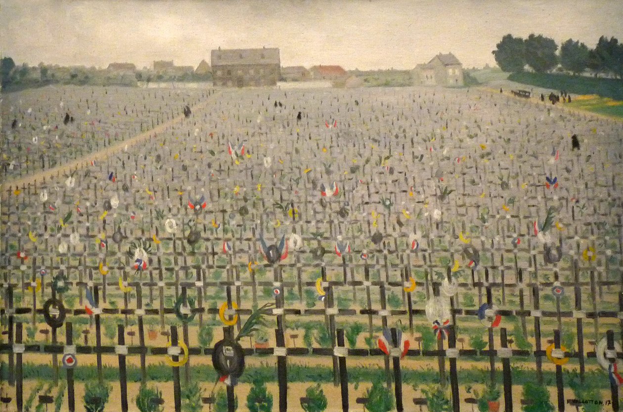 シャロンの軍事墓地英語：シャロン戦争墓地 作： フェリックス・エドゥアール・ヴァロットン