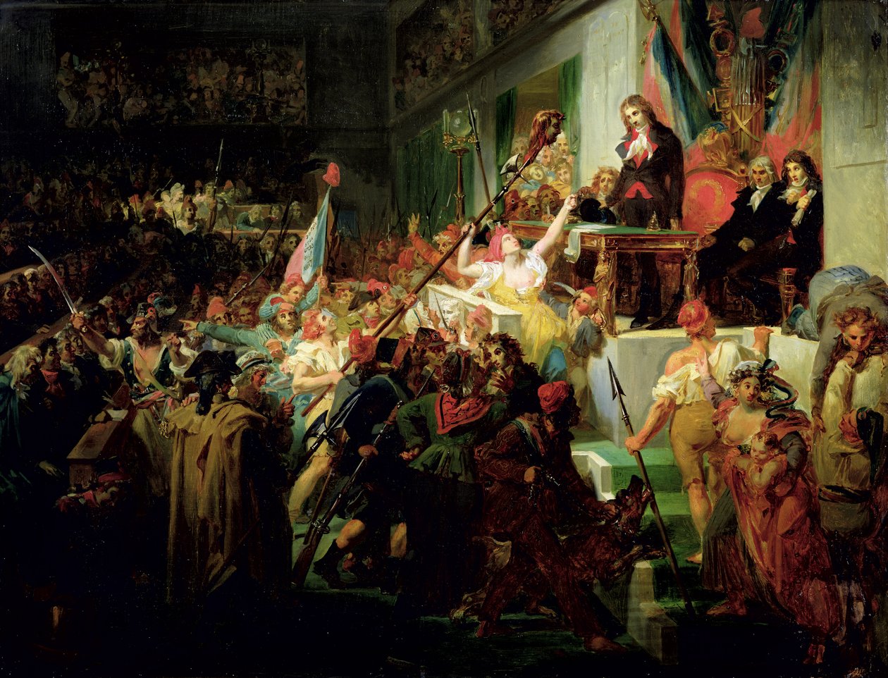 フランソワ・ボワシー・ダングラス（1756-1826）副大統領ジャン・フェローの敬礼（1758-95）1プリアリアルAn III（1795年5月20日）1830 作： フェリックス・オーブレー