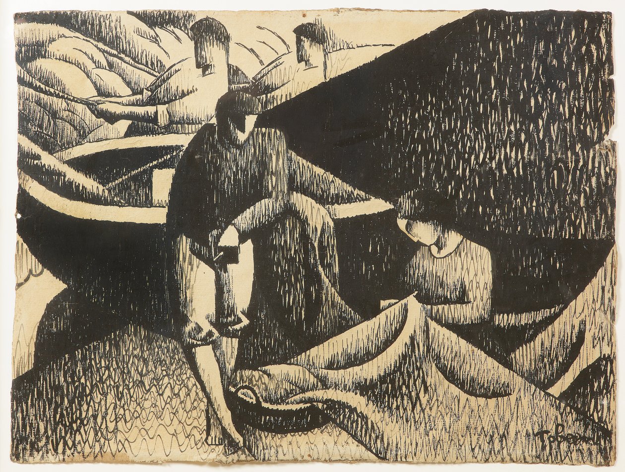 ルフィレ、1912年頃（紙にインク） 作： フェリックスエリートビーン