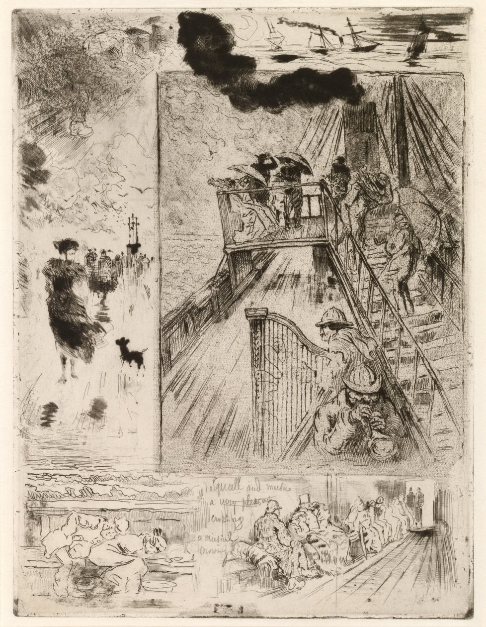 La Traversee The Passage、1879-1885。 作： フェリックス・ヒレール・ブホ