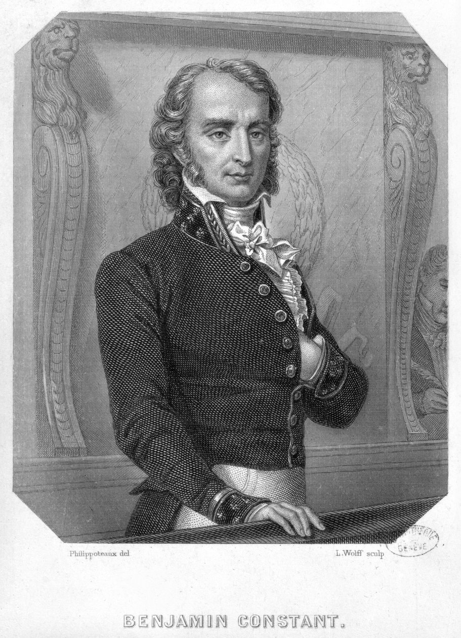 トリビューンでのアンリベンジャミンコンスタントデレベック（1767-1830） 作： フェリックス・フィリポトー