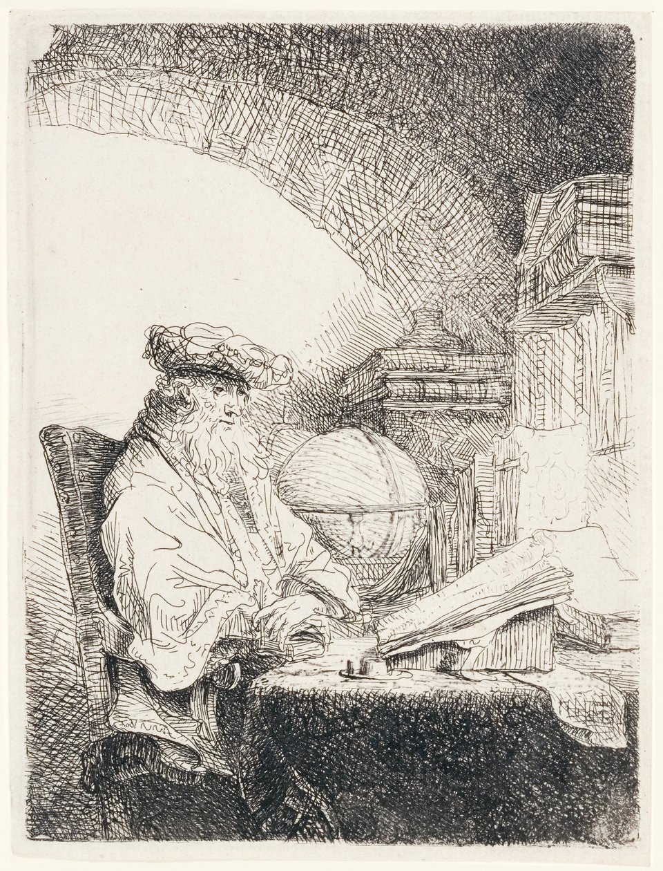 占星術師、c.1643-45 作： フェルディナンド・ボル