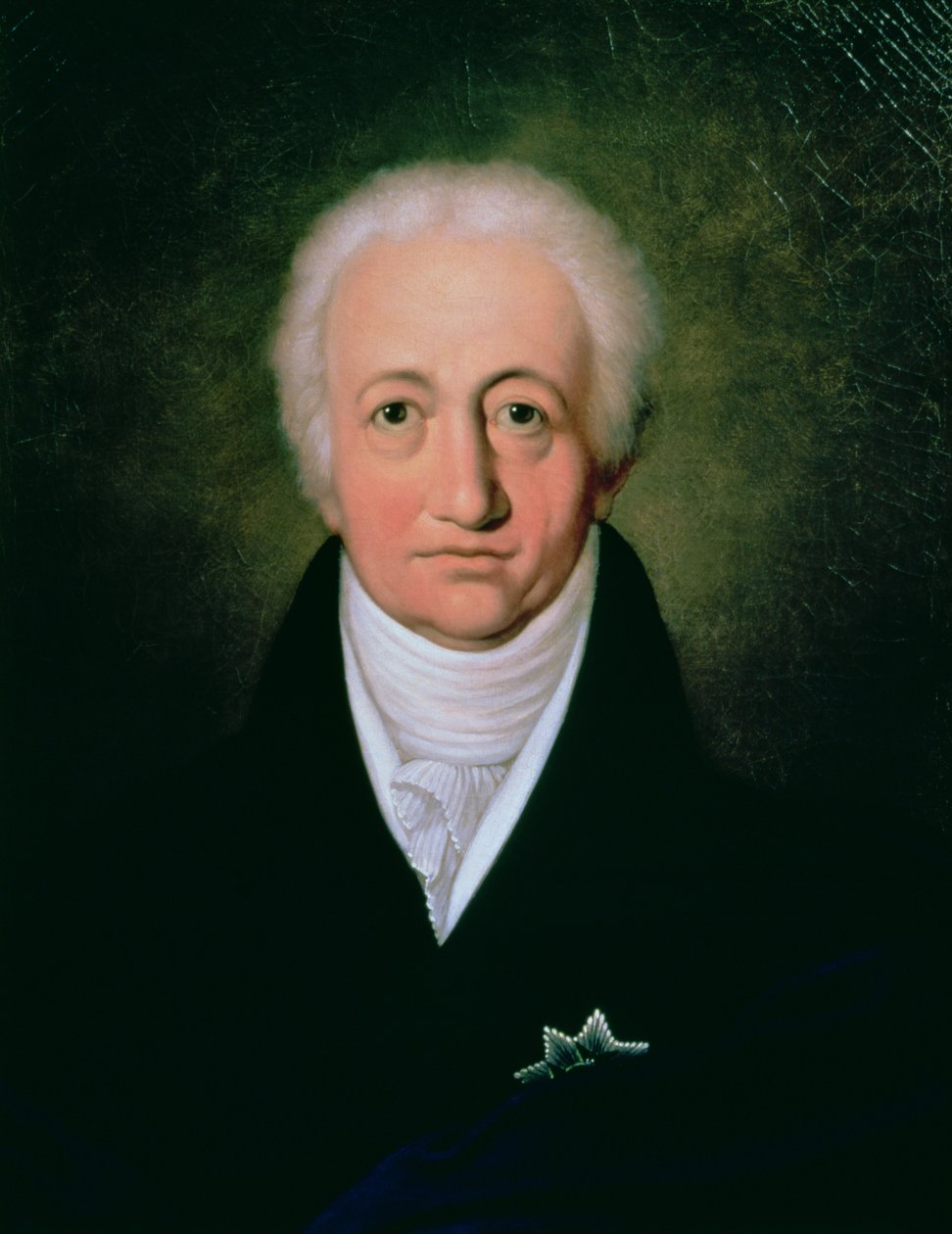 ヨハン・ヴォルフガング・フォン・ゲーテ（1749-1832）の肖像、1818 作： フェルディナンド・ヤゲマン