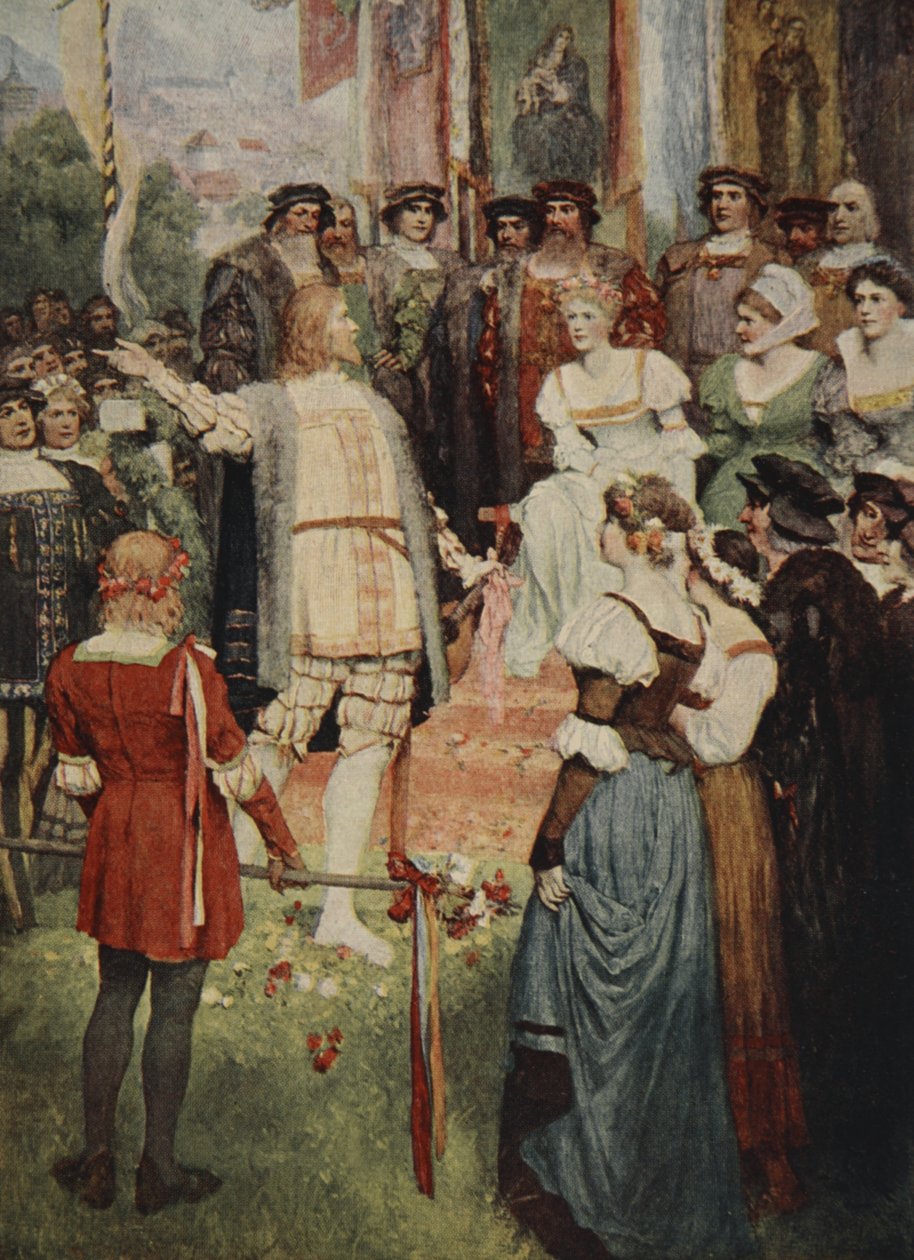 ウォルターは、J。ウォーカーマクパッドデン（1874-1960）による &39;The Stories of Wagner&39;s Operas&39;（1874-1960）から彼の歌を始めました、1905年 作： フェルディナンド・リーク