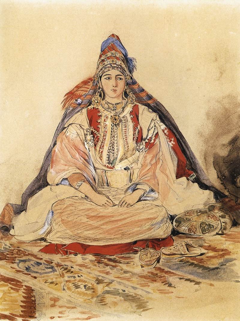 ユダヤ人の花嫁 作： フェルディナンド・ビクター・ユージン・ドラクロワ