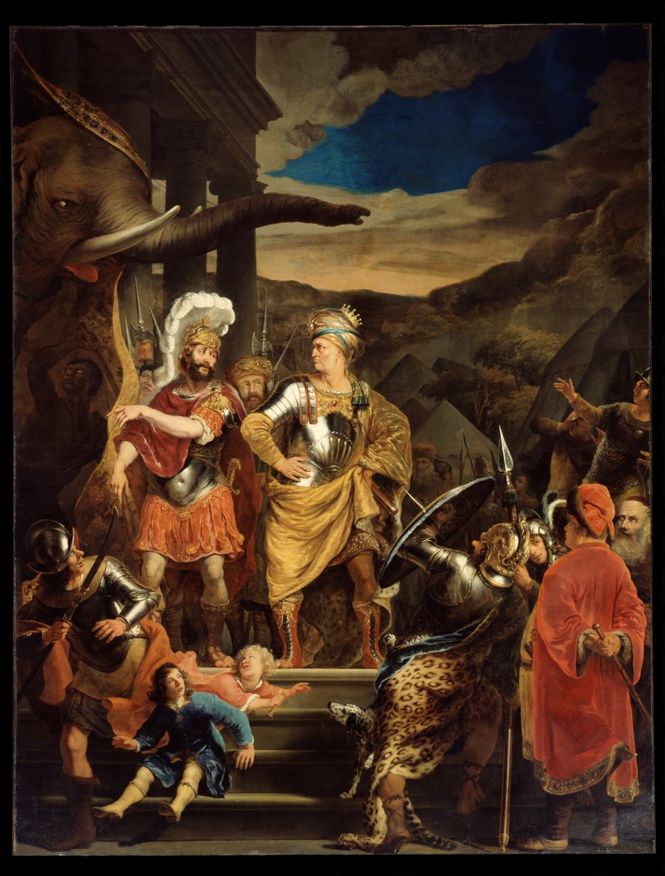 Fabritius und Pyrrhus 作： フェルディナンド・ボル