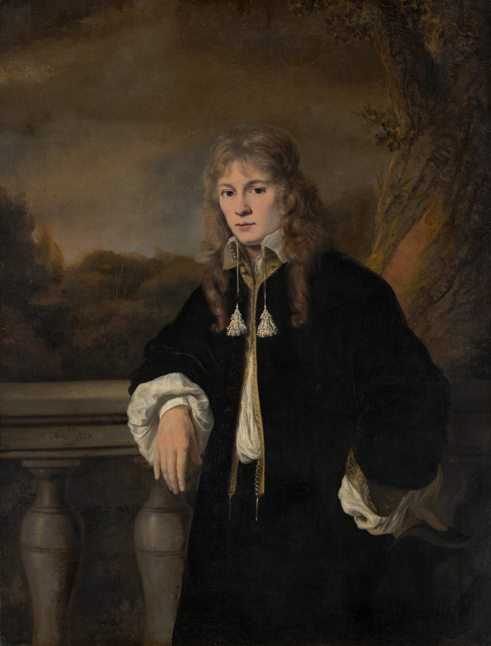 若い男性の肖像、おそらくルイス・トリップ・ジュニア（1638-1655年） 作： フェルディナンド・ボル