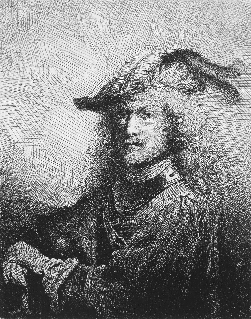 若き戦士として知られる自画像 作： フェルディナンド・ボル