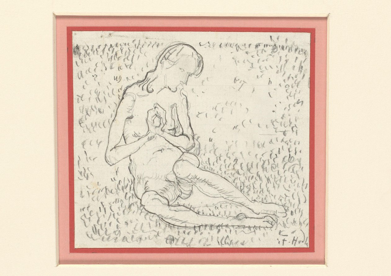 Studie für Die Erwachende (Der Tag) 作： フェルディナンドホドラー