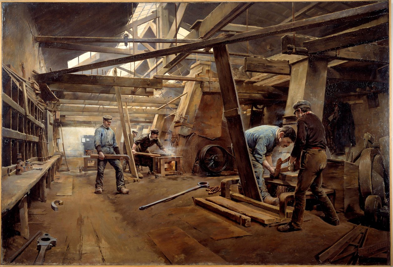 金型。 Ferdinand Joseph Gueldry (1858-1945) の絵画 作： フェルディナンド・ジョセフ・ゲルドリー