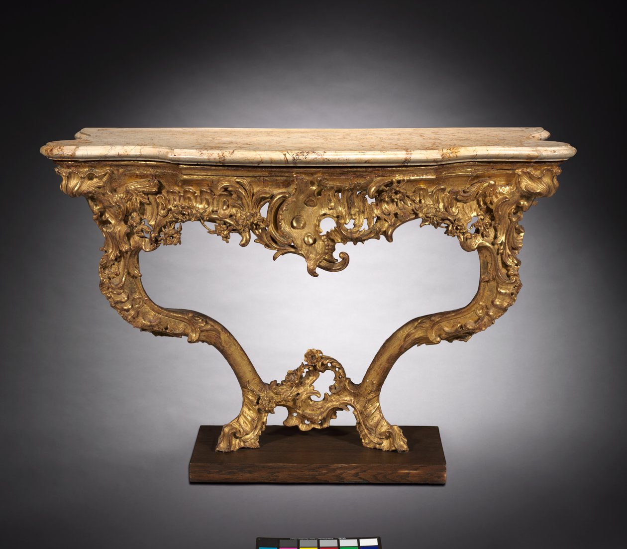 コンソールテーブル、c.1765 作： フェルディナンド・ティーツ