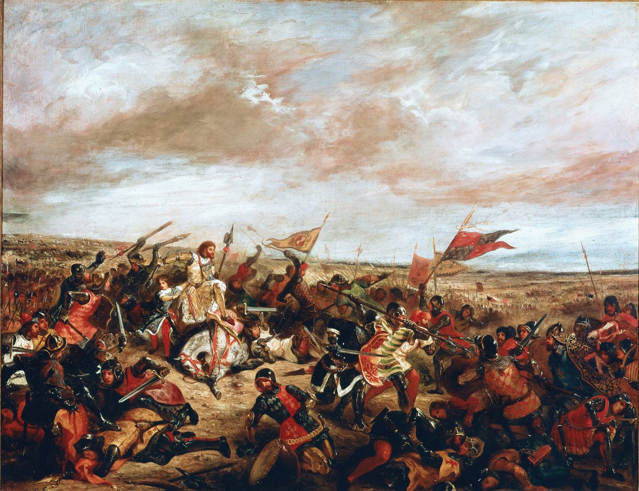 9月19日のポワティエの戦い 作： フェルディナンド・ビクター・ユージン・ドラクロワ