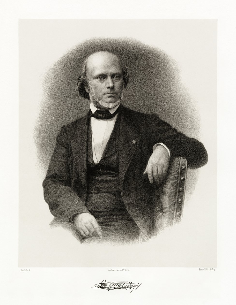 Jean Louis Armand de Quatrefages deBréau、1865-66 作： フェレ