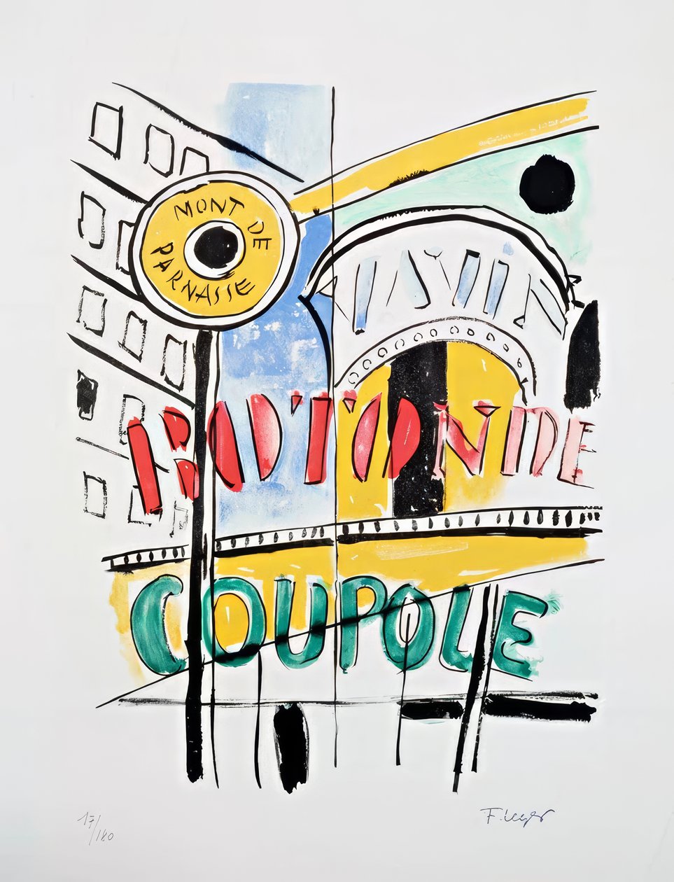 『ザ・シティ：モンパルナス』 作： フェルナン・レジェ