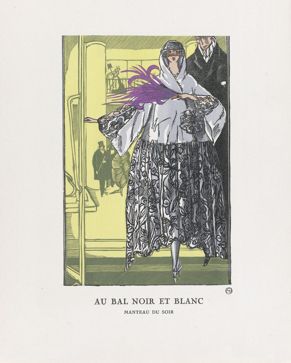 バルノワールエブラン、パブ。 1921（ステンシルプリント） 作： フェルナン・シメオン