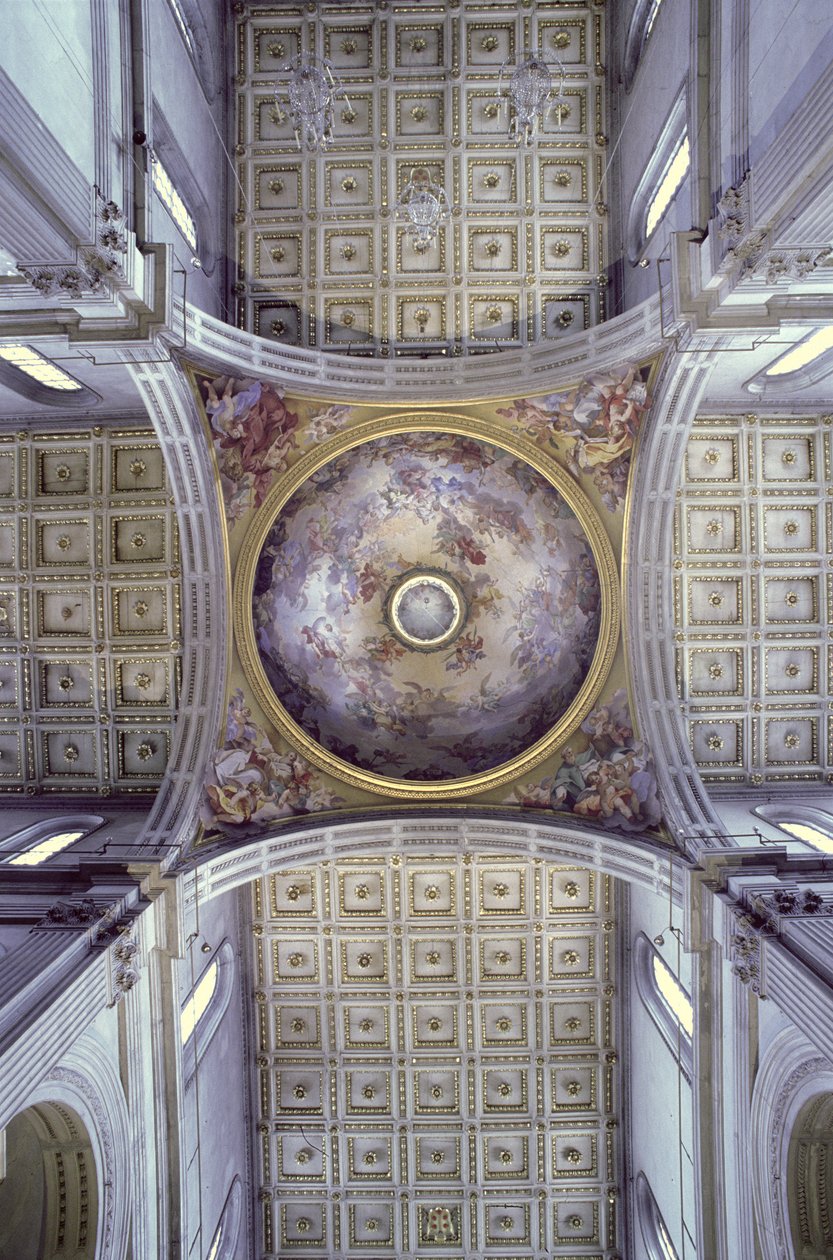 1425-46年に建てられたキューポラの内部の景色 作： フィリッポ・ブルネレスキ