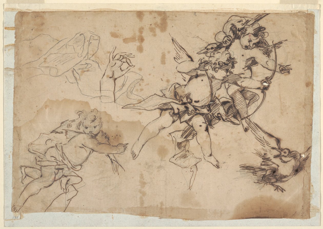 カリストの主題による絵画のための習作 作： フィリッポ・ファルチャトーレ