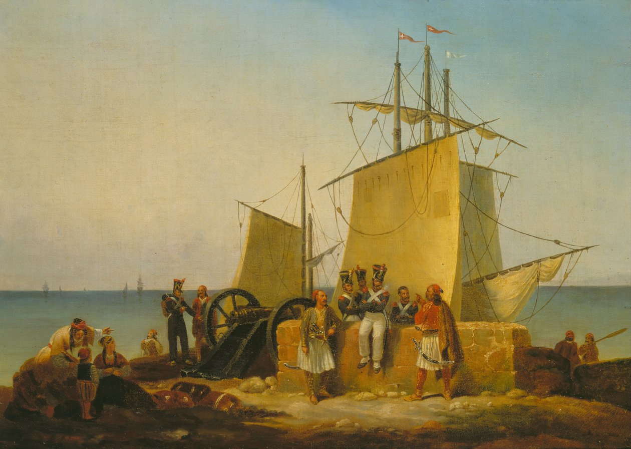 モレア ペロポネソス半島へのフランスの使節、1828 年 作： Finert