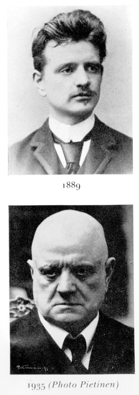 ジャン・シベリウス（1865-1957）1889 作： フィンランドの写真家