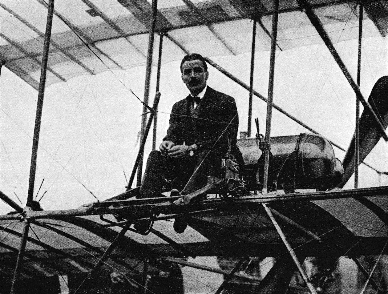 世界記録を破った最初のイギリス人パイロット：キャプテンバートラムディクソン、1910年1933年 作： 飛行写真